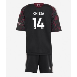 Liverpool Federico Chiesa #14 Jalkapallovaatteet Lasten Kolmas peliasu 2026-27 Lyhythihainen (+ Lyhyet housut)